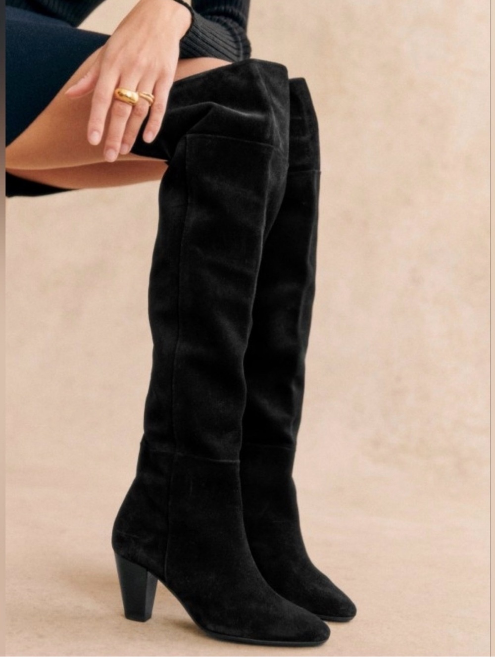 Sezane Colette Thigh High Boots